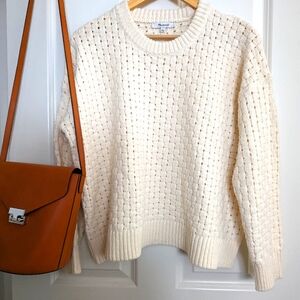 Madewell Basketweave Stitch Sweater